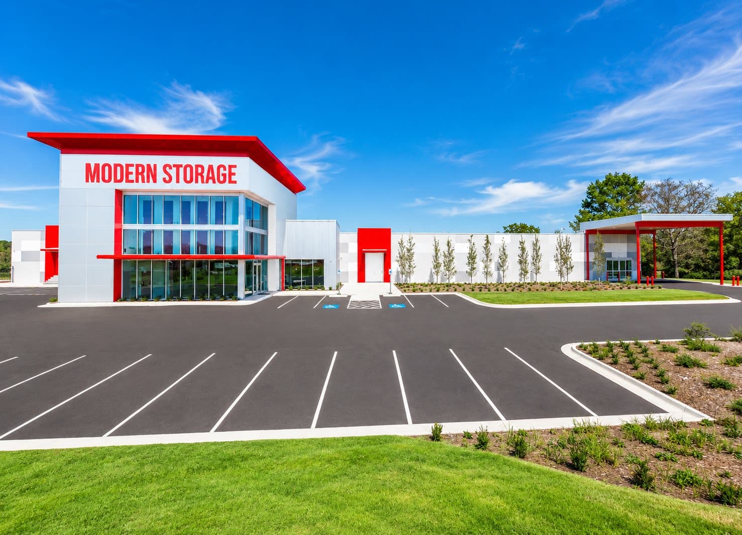 Modern Storage® Hot Springs self-storage facility exterior in Hot Springs Arkansas