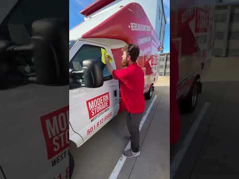 Cleaning the Moving Truck | Modern Storage