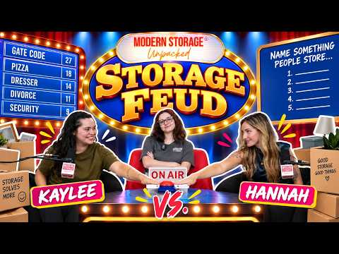 Hannah vs. Kaylee in STORAGE FEUD 😂 Who Knows the Team Best? | MODERN STORAGE® Unpacked™
