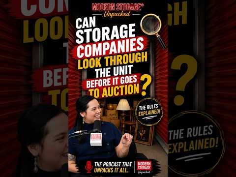 Can Storage Companies Look Through Your Unit Before an Auction?!