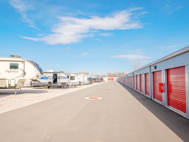 Vehicle parked and prepared for long-term storage