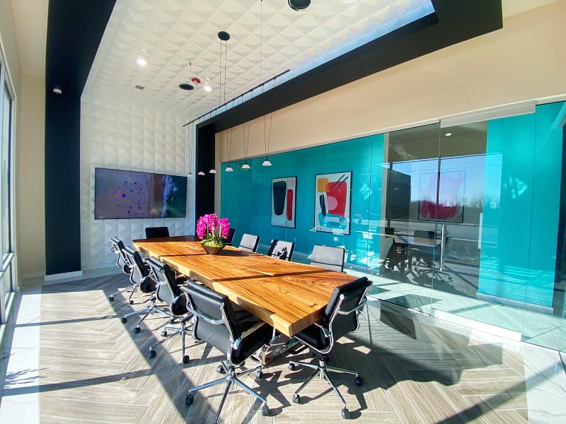 The conference room at Modern Storage Bentonville