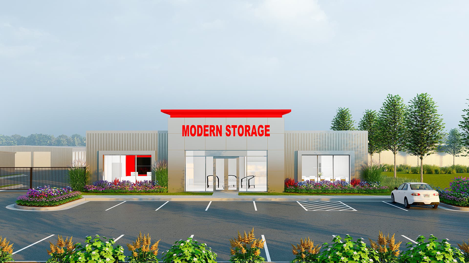 Modern Storage facility at Shackleford Road in Little Rock, Arkansas