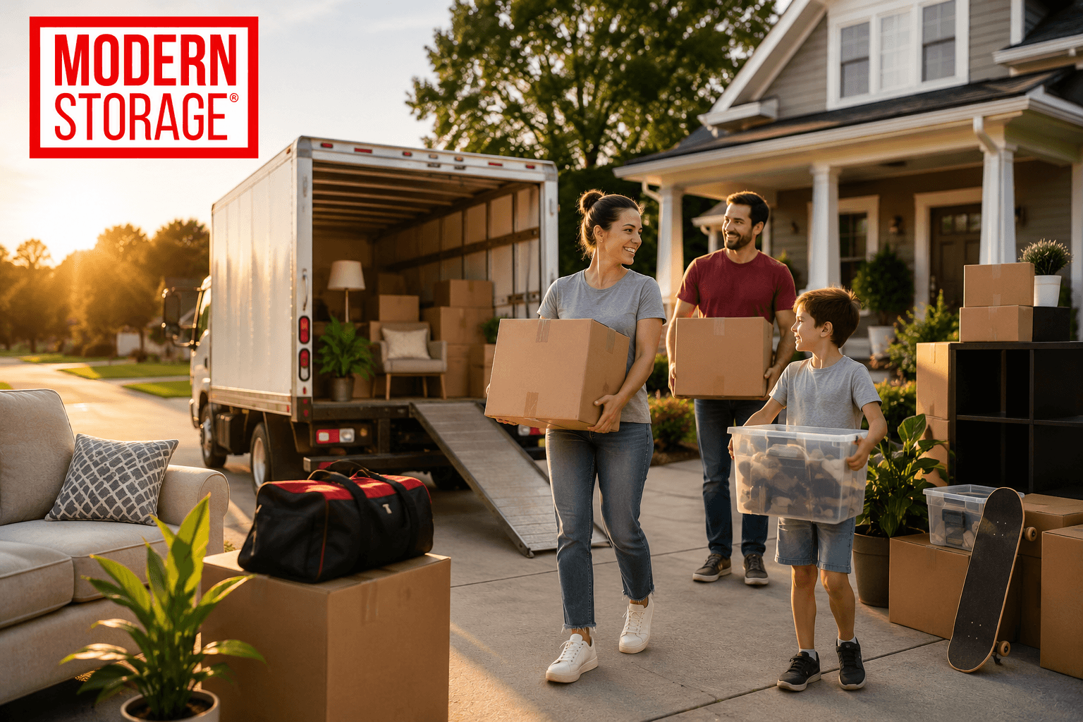 Modern Storage helps families, movers, and college students enjoy a smoother move with secure, affordable self-storage.