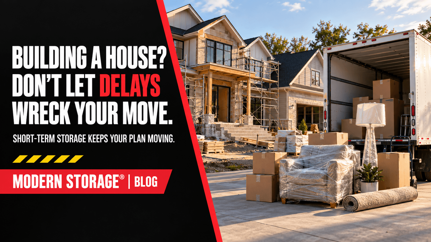 Moving belongings while waiting for construction to be completed