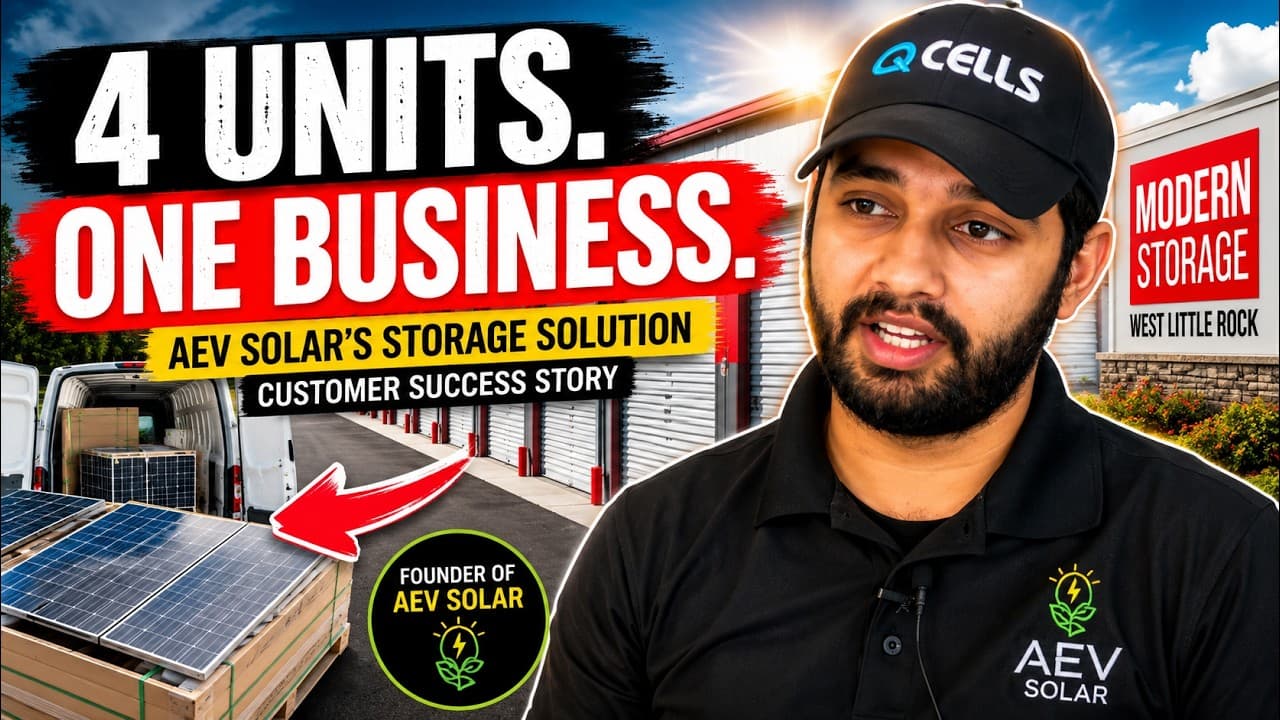 AEV Solar founder shares how Modern Storage supports his growing business