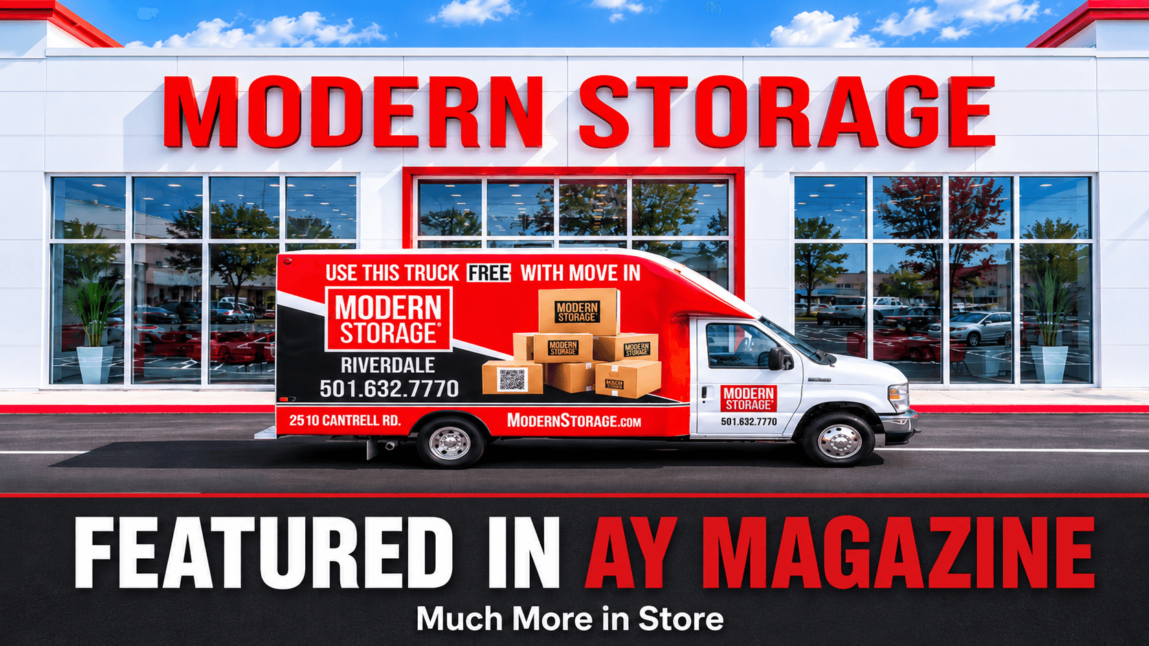 Modern Storage featured by AY Magazine for raising the standard for self-storage