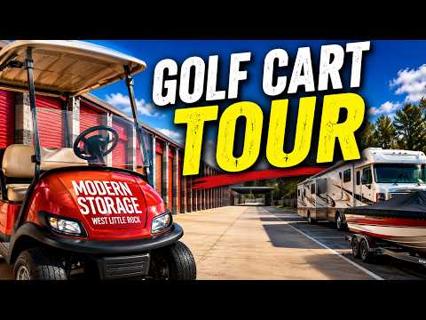 Golf Cart Tour of Modern Storage West Little Rock