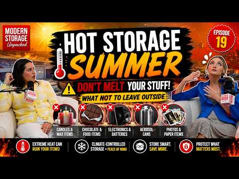 Hot Storage Summer | What Not To Leave Outside