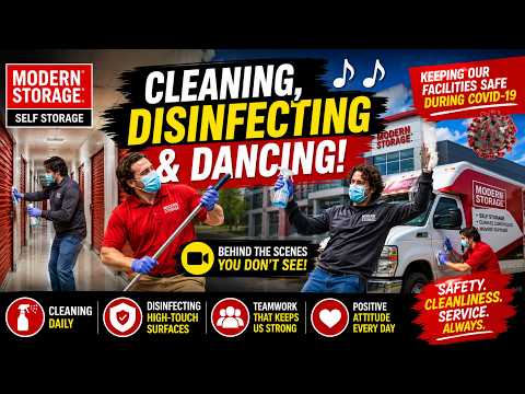 COVID-19 Cleaning & Disinfectant Dancing - Modern Storage
