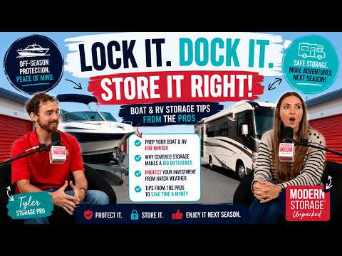 Lock It & Dock It | Storing Boats and RVs for the Winter 🚤 | Modern Storage® Unpacked