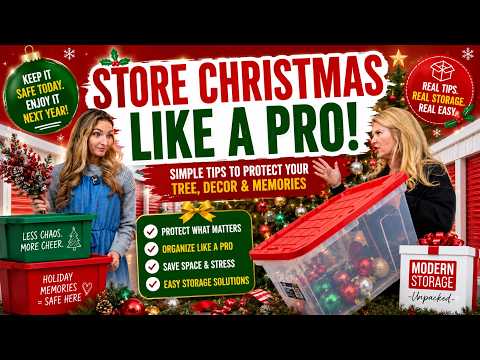 Modern Storage® Unpacked | Holiday Decor Breakdown with Shelly | Storage Dos & Don’ts