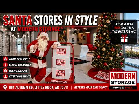 Santa Stores in Style at Modern Storage®