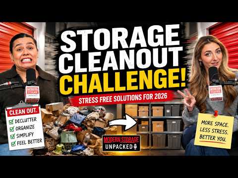 Storage Cleanout Challenge: Declutter Without Losing Your Mind | Modern Storage® Unpacked