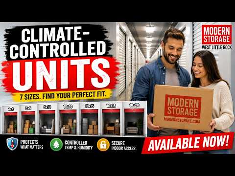 Climate-Controlled Units at Modern Storage West Little Rock