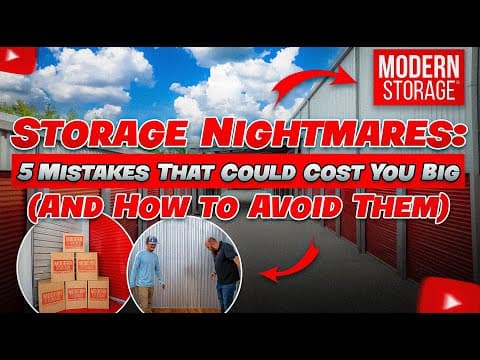 STORAGE NIGHTMARES: 5 Mistakes That Could Cost You BIG | Modern Storage® Unpacked