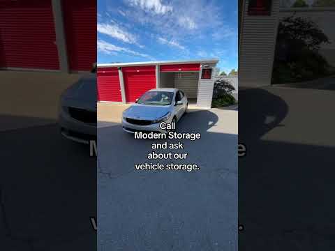 How To Store Your Vehicle with Modern Storage