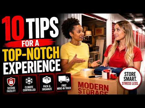 Self-Storage Advice: 10 Tips for a Top-Notch Experience