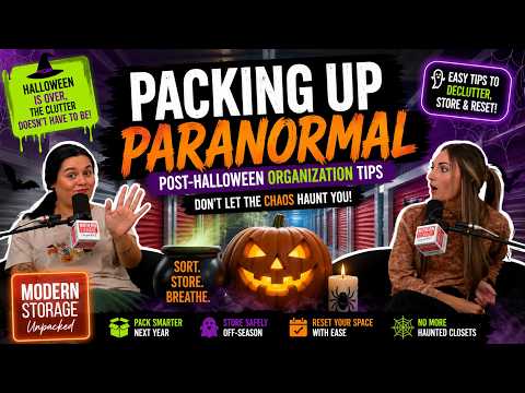 Packing Up Paranormal | Post- Halloween Organizational Tips