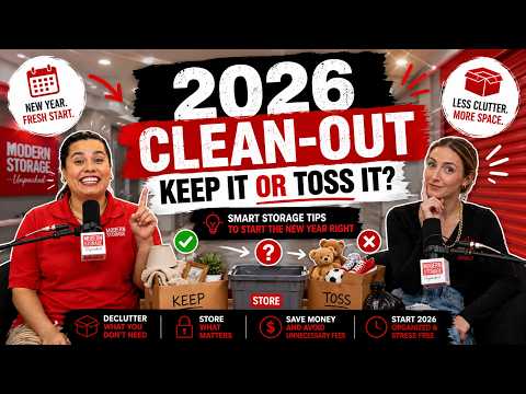2026 Clean-Out: What to Keep, Toss, and Store | Modern Storage® Unpacked