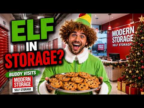 Buddy the Elf Visits Modern Storage West Little Rock