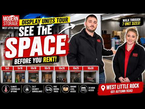 Display Units Tour | Modern Storage West Little Rock